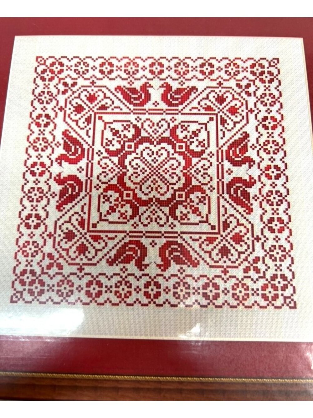 RARE Whispered By The Wind Canon Counted Cross Stitch Pattern Antique White
